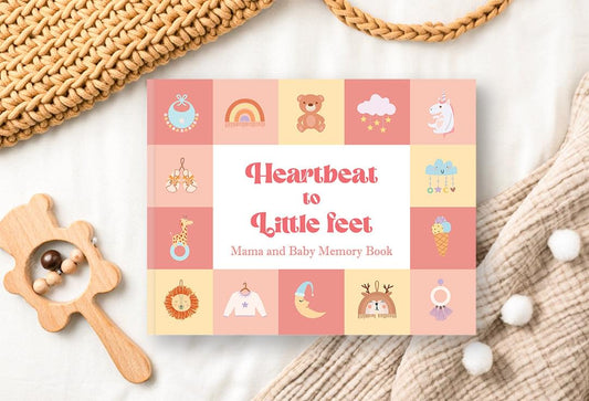 Heartbeat to little feet- Mama & Baby Memory Book